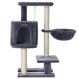 Drapak dla kota, Small Cat Condo 84 cm, wieża dla kota, dymny szary Feandrea
