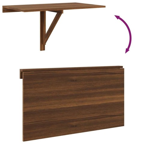 Składany stolik kawowy, brązowy dąb, 100x60x56 cm Lumarko!