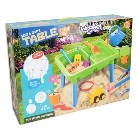 Stolik Wodny 2w1 Piaskownica 13 Akc. Lek Lumarko!