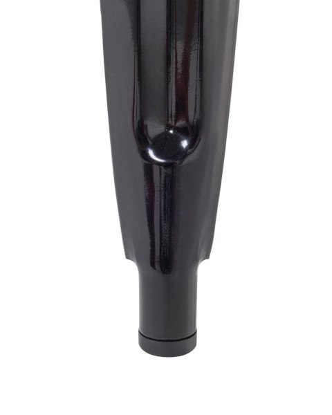 Zestaw 2 stołków barowych metalowych 60 cm czarny CABRILLO
