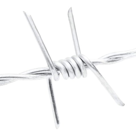 VidaXL Drut kolczasty, 500 m