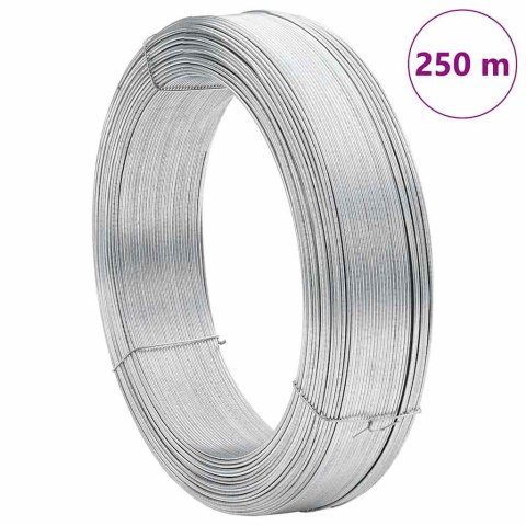  Drut naciągowy do ogrodzenia, 250 m, 2 mm, stal Lumarko!