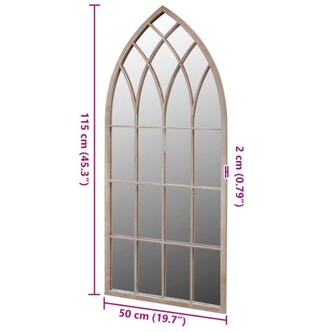  Lustro w gotyckim stylu, 50x115 cm, do użytku w domu i ogrodzie Lumarko!