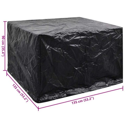  Pokrowiec na meble ogrodowe, 8 oczek, 135 x 135 x 90 cm Lumarko!