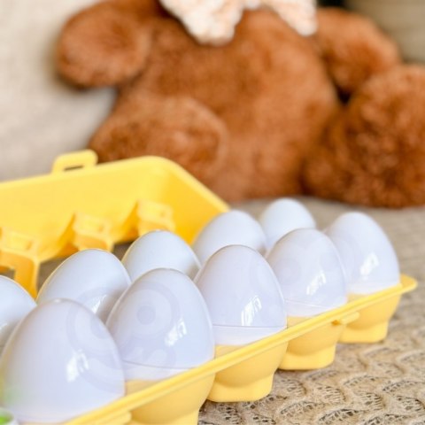 WOOPIE Układanka Jajka Montessori - Dopasuj Kształty i Kolory Lumarko!