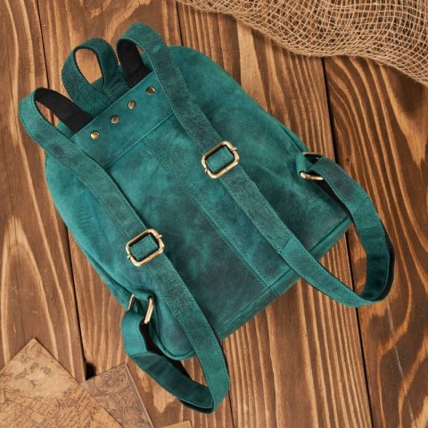 Saszetka nerka damska skórzana T-36-GR plecaczek damski T-18-HGR zestaw prezentowy Paolo Peruzzi ZUP-116-GR