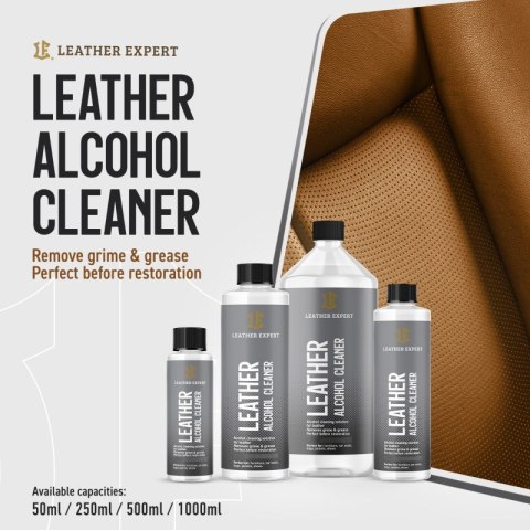 Leather Alcohol Cleaner - odtłuszczacz do skóry 500 ml Leather Expert LE-01-AC500