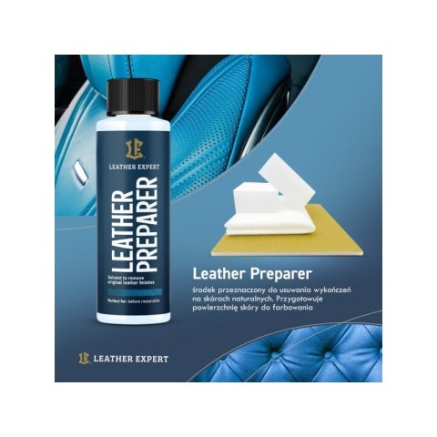Leather Expert - zestaw do czyszczenia, renowacji i pielęgnacji kierownicy skórzanej LE-18-SW650