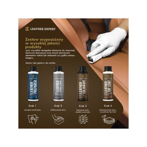 Leather Expert - zestaw do renowacji kierownicy skórzanej LE-18-SW450