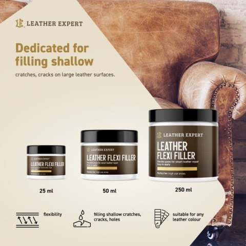 Leather Flexi Filler - płynna skóra 25 ml LE-11-FF25