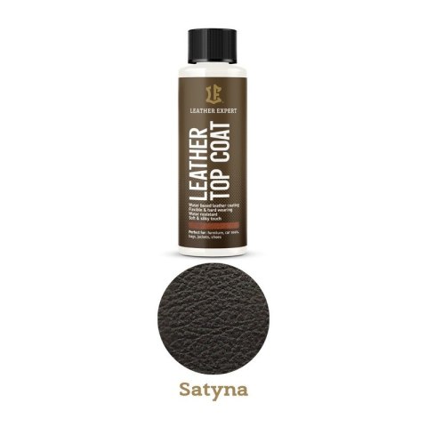 Lakier bezbarwny do skóry 250ml satynowy LE-17-TCS250