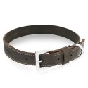 Obroża dla psa skórzana w stylu vintage brązowa rozmiar L/XL Petsome 17P02L