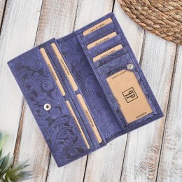 Portfel damski skórzany vintage Paolo Peruzzi T-25-DB