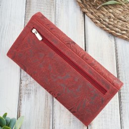 Portfel damski skórzany vintage Paolo Peruzzi T-25-RD