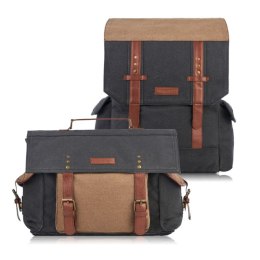 Zestaw prezentowy torba męska E-01 i plecak na laptopa E-03 Paolo Peruzzi ZUP-93-MC