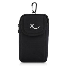 Męska saszetka na ramie z cordury czarna SP-03-BL