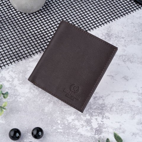 Portfel damski skórzany brązowy Paolo Peruzzi IN-28-BR