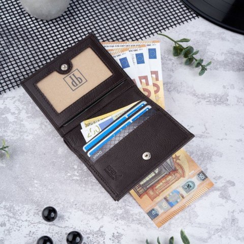 Portfel damski skórzany brązowy Paolo Peruzzi IN-28-BR