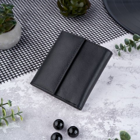 Portfel damski skórzany czarny Paolo Peruzzi IN-28-BL