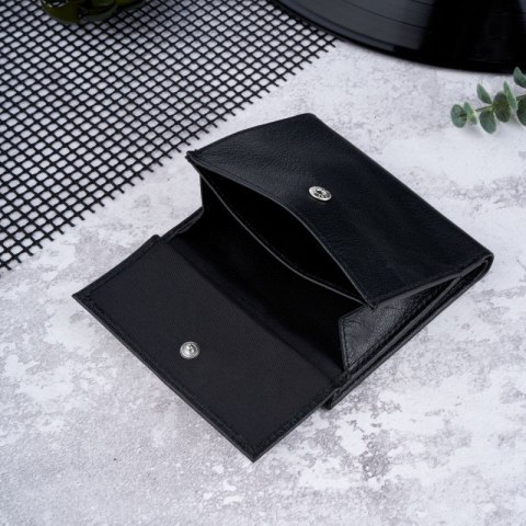 Portfel damski skórzany czarny Paolo Peruzzi IN-28-BL