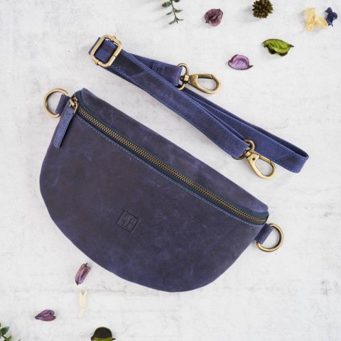 Zestaw ZUP-56-DB saszetka damska T-36-DB portfel skórzany T-05-DB