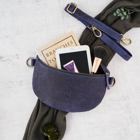 Zestaw ZUP-57-DB saszetka damska T-36-DB portfel skórzanyT-33-DB