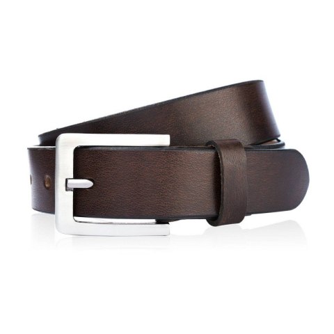 Brązowy pasek męski skórzany vintage 90 cm Paolo Peruzzi 04Z0290