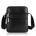 Torba męska skórzana saszetka na ramię Paolo Peruzzi T-74-BL