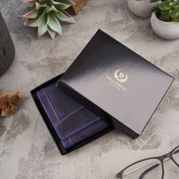 Vintage portfel damski ze skóry RFID Paolo Peruzzi T-70-PU