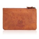 Zestaw dla niej ZUP-64-OR: portfel ze skóry naturalnej T-11 i etui na klucze T-51