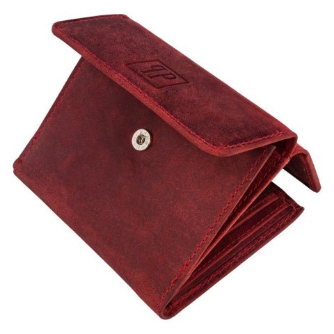 Zestaw dla niej ZUP-64-RD: portfel skórzany T-11 i etui na klucze T-51