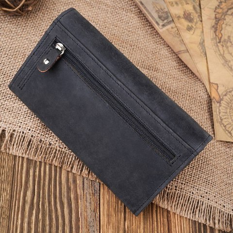 Zestaw prezentowy dla niej ZUP-54 saszetka skórzana na pas T-36-G portfel damski T-01-BL