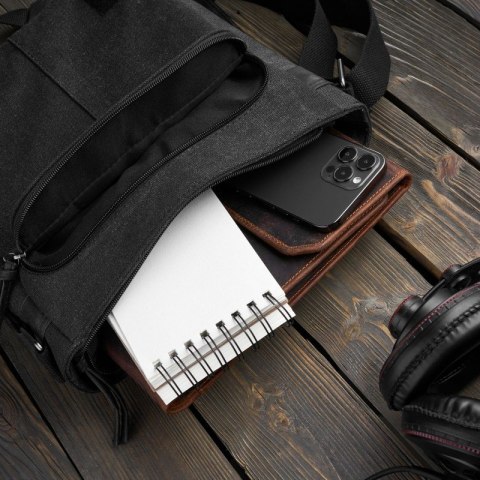 Brązowa torba męska na ramię messenger SP-07-BR