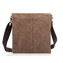 Brązowa torba męska na ramię messenger SP-07-BR