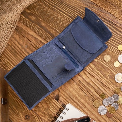 Elegancki skórzany portfel damski RFID Paolo Peruzzi T-12-DB