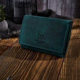 Portfel damski vintage skórzany Paolo Peruzzi T-33-GR