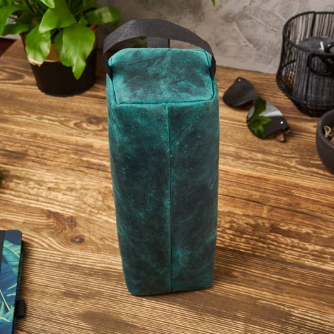 Skórzana kosmetyczka vintage Paolo Peruzzi T-52-GR