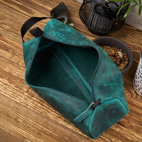 Skórzana kosmetyczka vintage Paolo Peruzzi T-52-GR