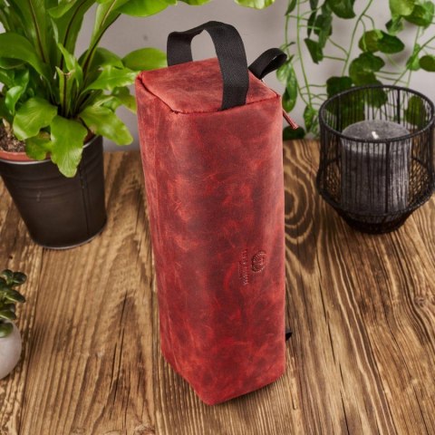 Skórzana kosmetyczka vintage Paolo Peruzzi T-52-RD