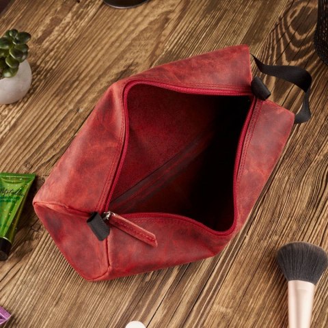 Skórzana kosmetyczka vintage Paolo Peruzzi T-52-RD