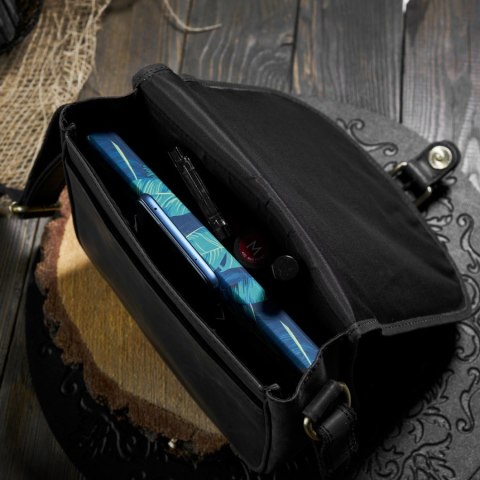 Skórzana torebka damska na ramię Paolo Peruzzi T-39-BL