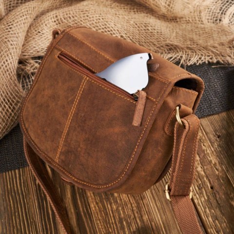 Skórzana torebka damska na ramię Paolo Peruzzi T-39-LB