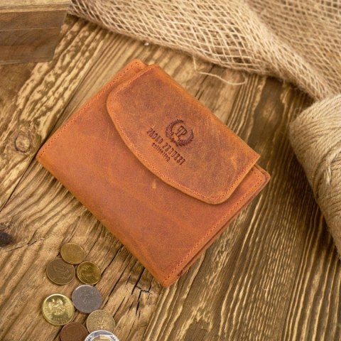 Zestaw prezentowy dla niej ZUP-40-OR portfel damski skórzany T-12 etui na klucze T-51