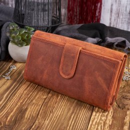 Zestaw prezentowy dla niej portfel damski skórzany T-05-OR i etui T-51-OR