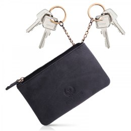 Zestaw prezentowy dla niej portfel damski skórzany T-08-BL i etui T-51-BL