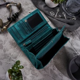 Zestaw prezentowy dla niej portfel damski skórzany T-44-GR i etui T-51-GR