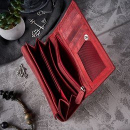 Zestaw prezentowy dla niej portfel damski skórzany T-44-RD i etui T-51-RD