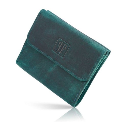 Damska portmonetka zielona portfel Paolo Peruzzi T-11-GR