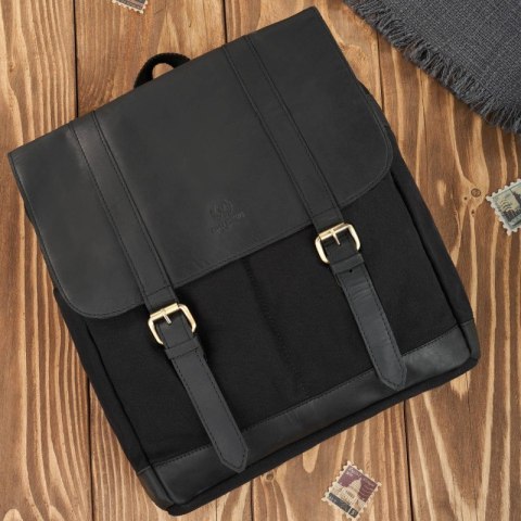 Duży męski plecak vintage Paolo Peruzzi T-29-BL