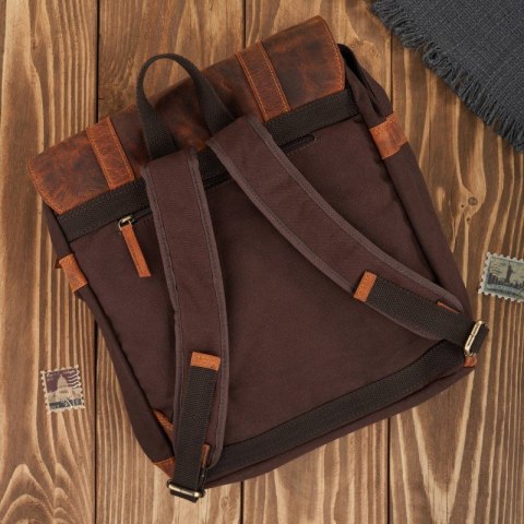 Duży męski plecak vintage Paolo Peruzzi T-29-BR